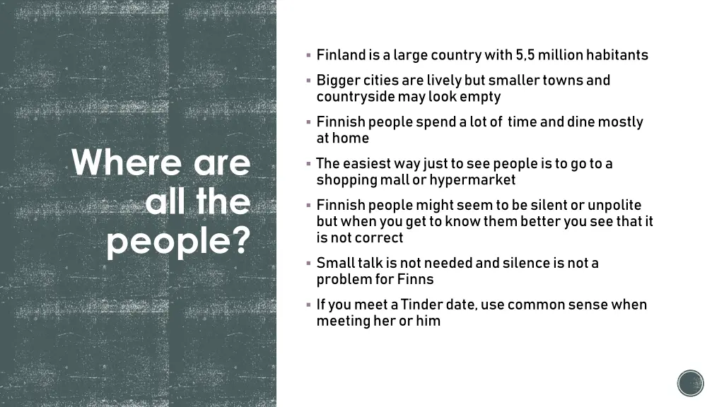 finland is a large country with 5 5 million