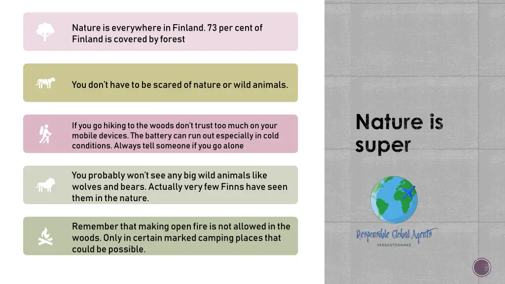 nature is everywhere in finland 73 per cent