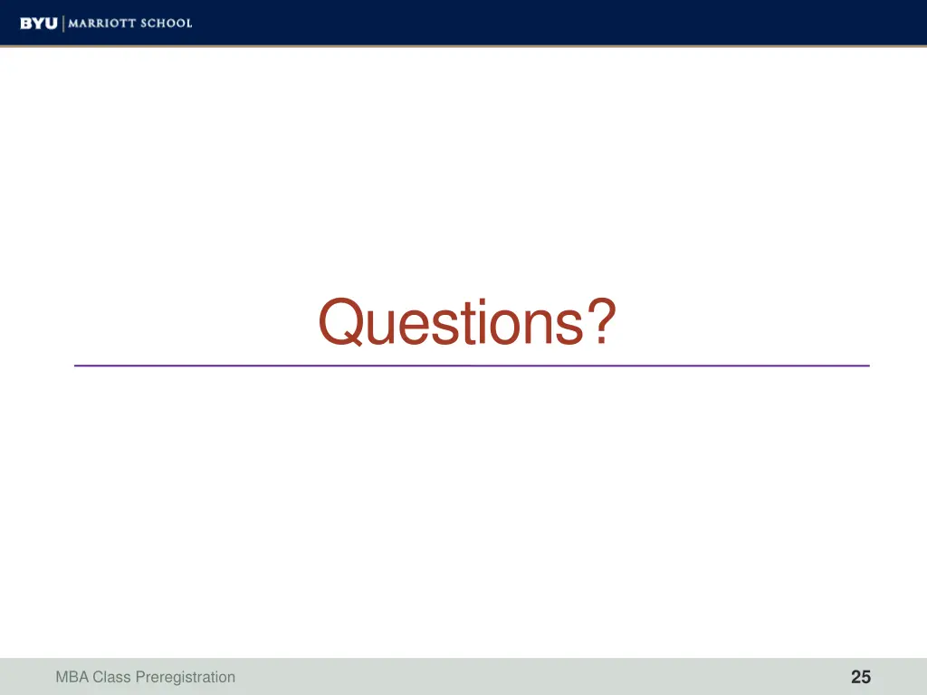 questions