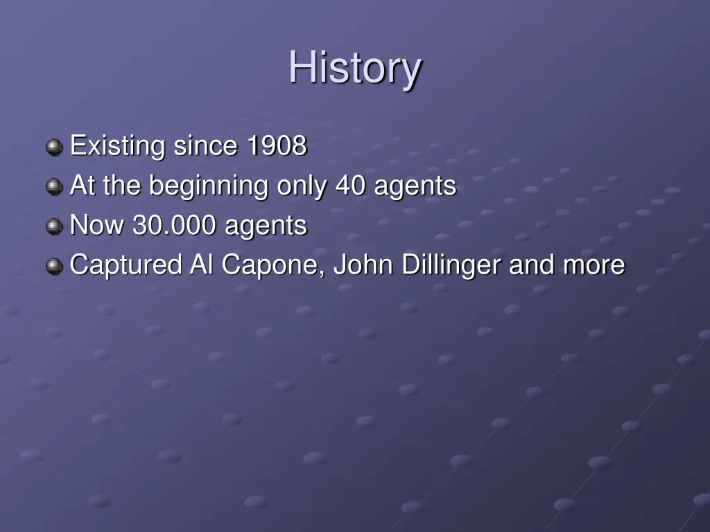 history