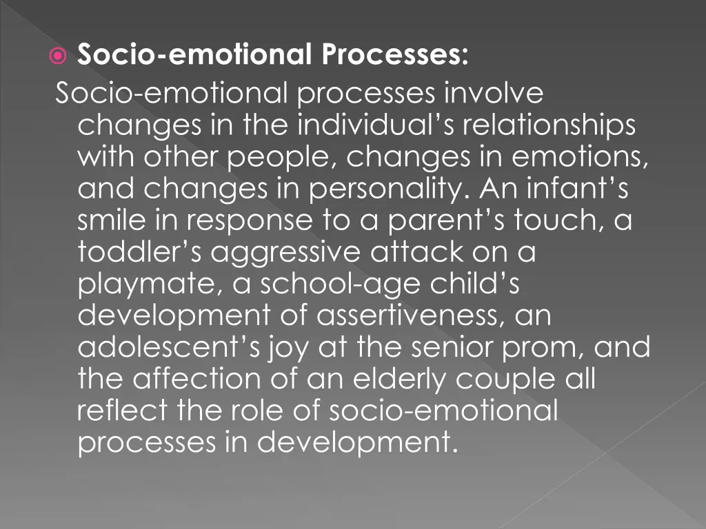 socio emotional processes socio emotional