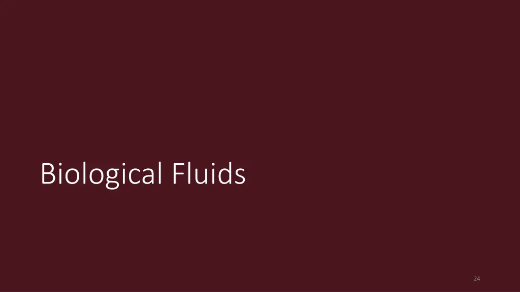 biological fluids