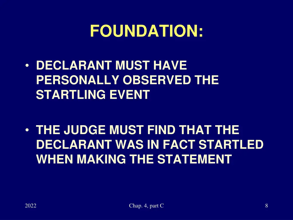 foundation