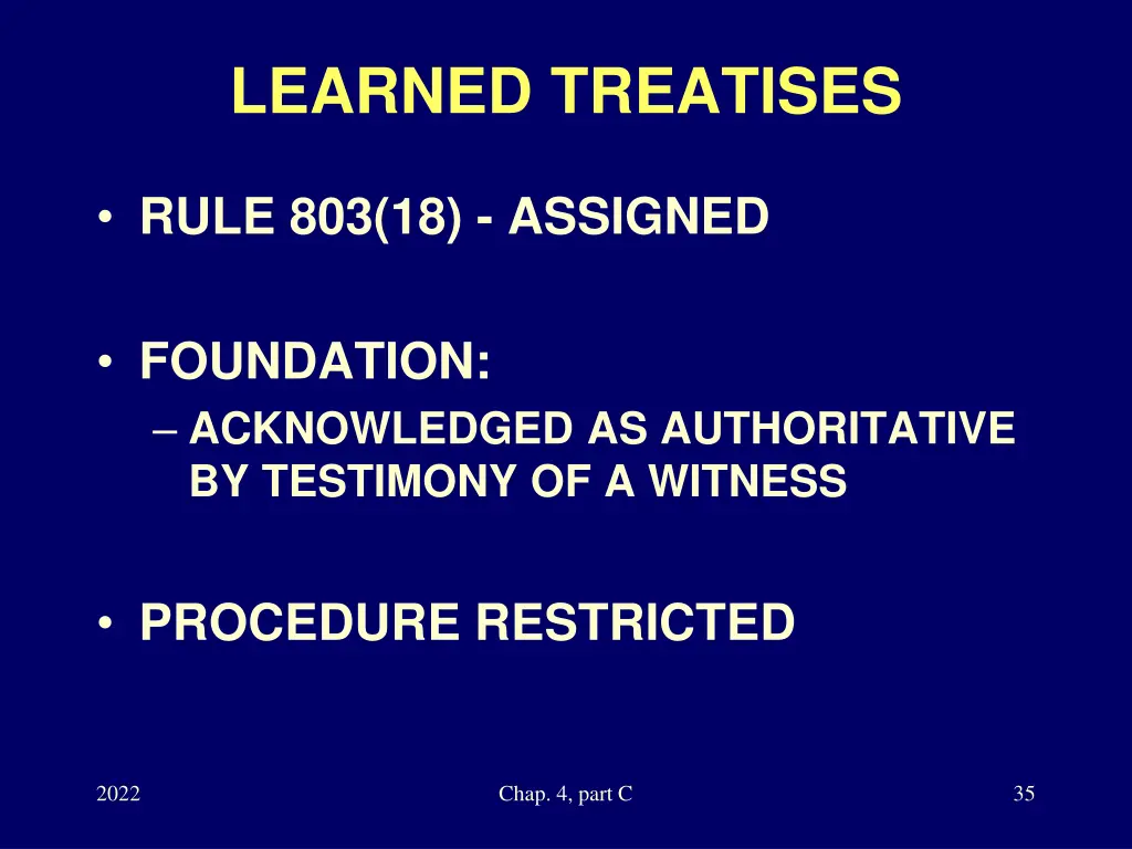 learned treatises