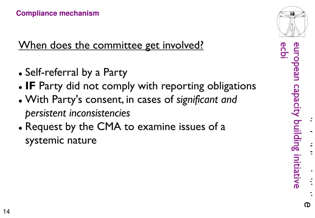 compliance mechanism