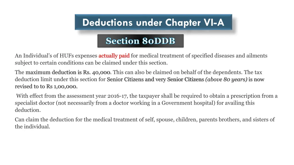 deductions under chapter vi a 5