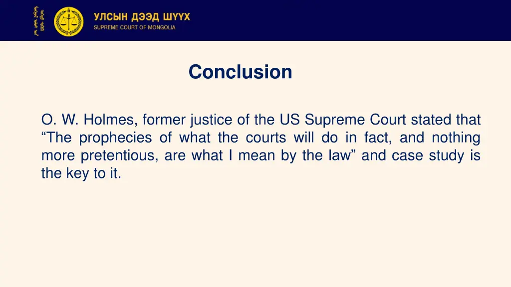 conclusion