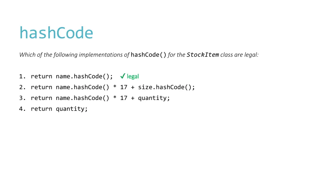 hashcode 1