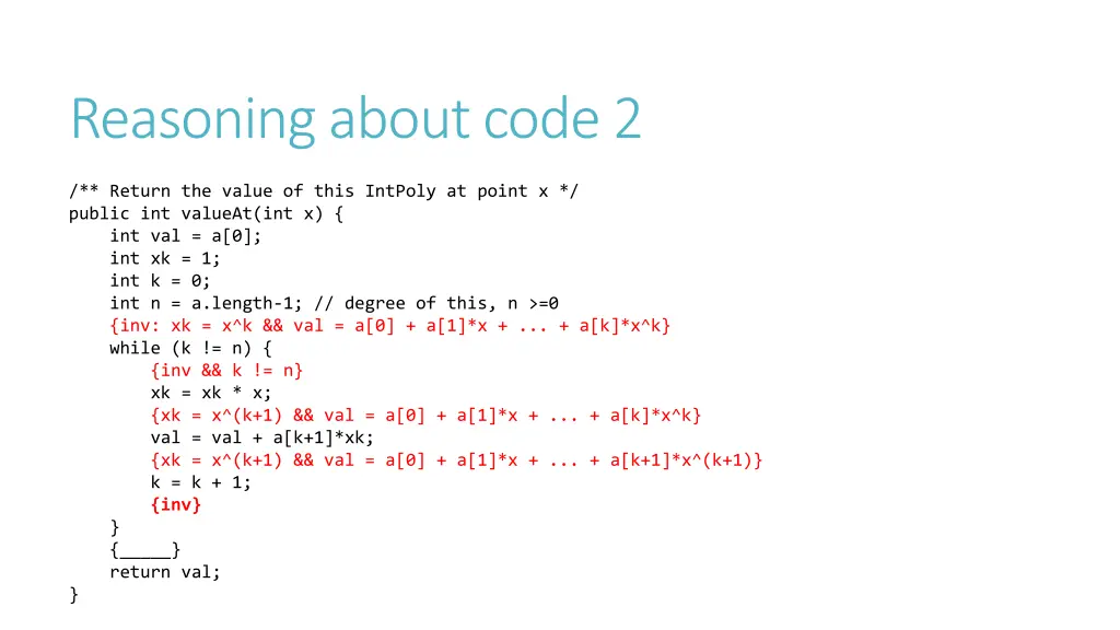 reasoning about code 2 6