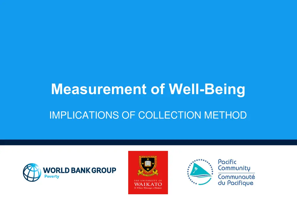 measurement of well being