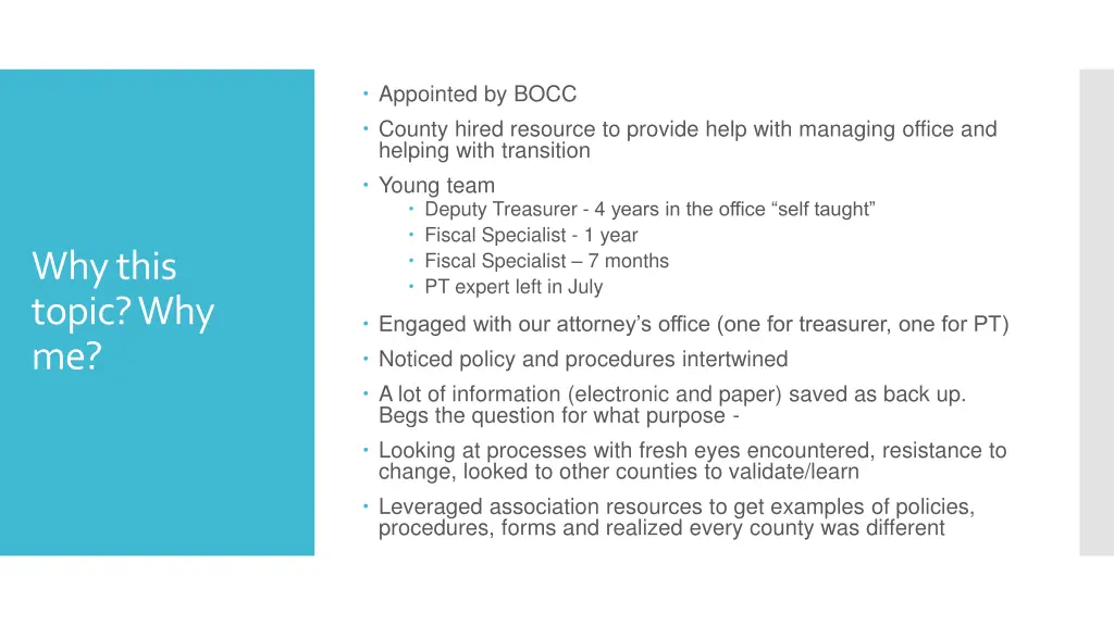appointed by bocc county hired resource