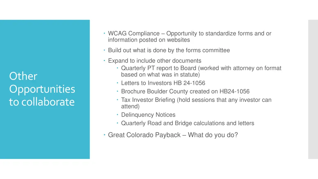 wcag compliance opportunity to standardize forms