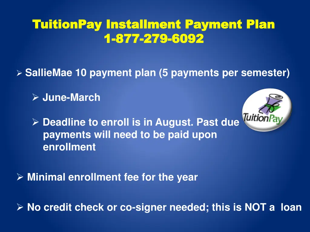 tuitionpay installment payment plan tuitionpay