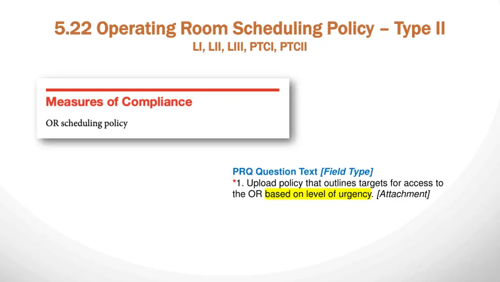5 22 operating room scheduling policy