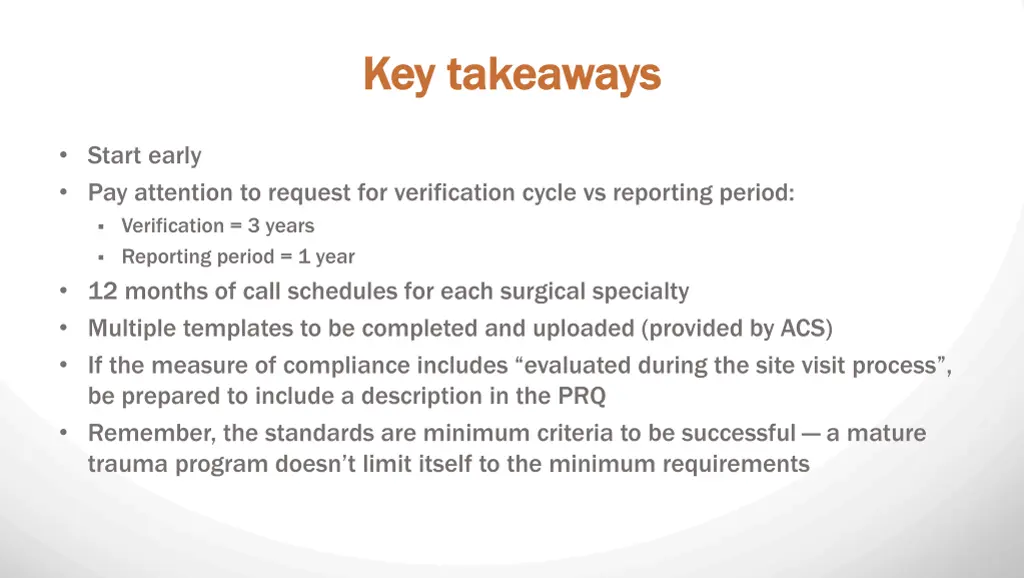 key takeaways key takeaways