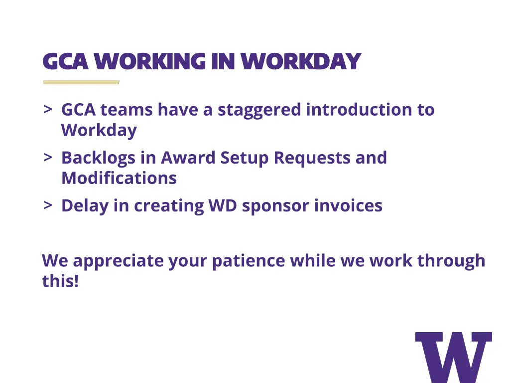 gca working in workday gca working in workday