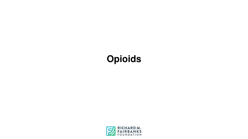 opioids