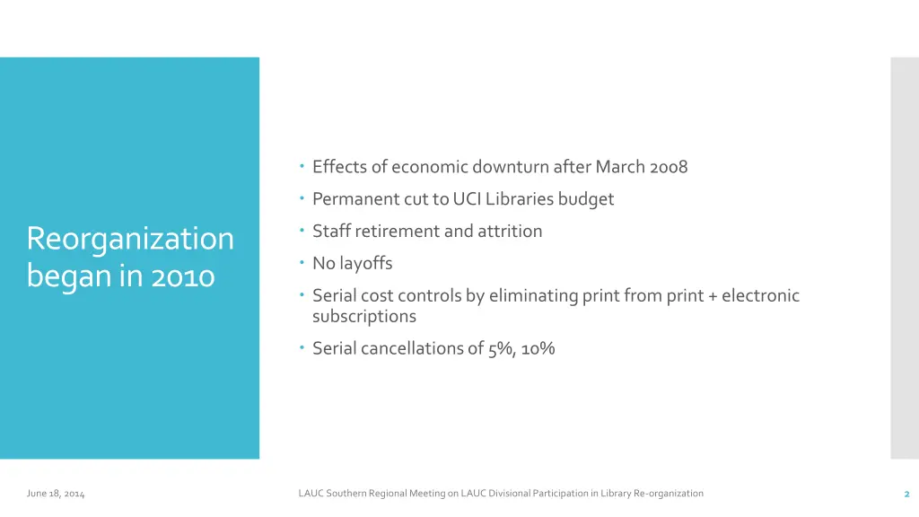 effects of economic downturn after march 2008