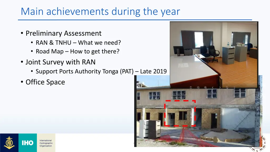 main achievements during the year
