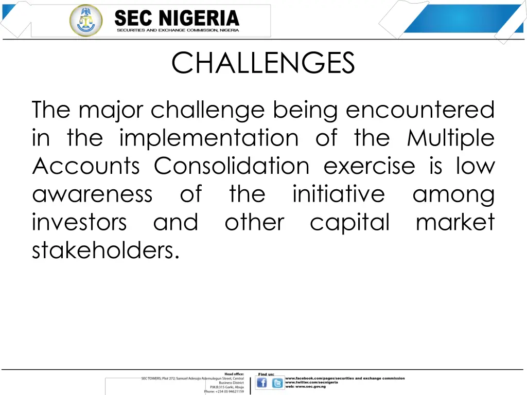 challenges