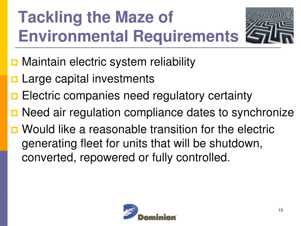 tackling the maze of environmental requirements