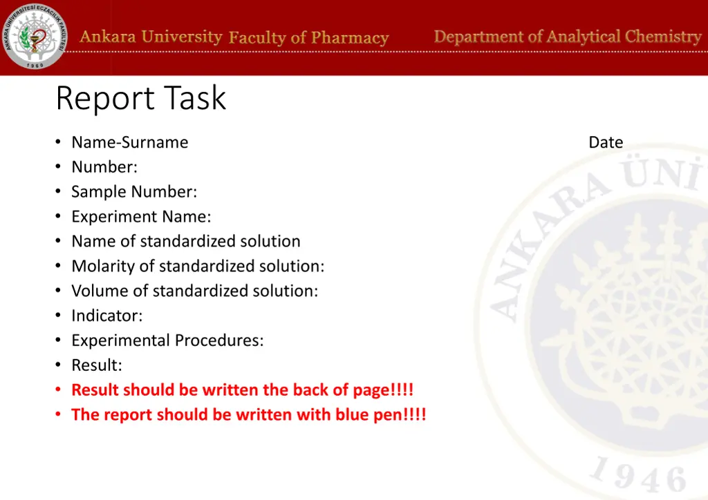 report task