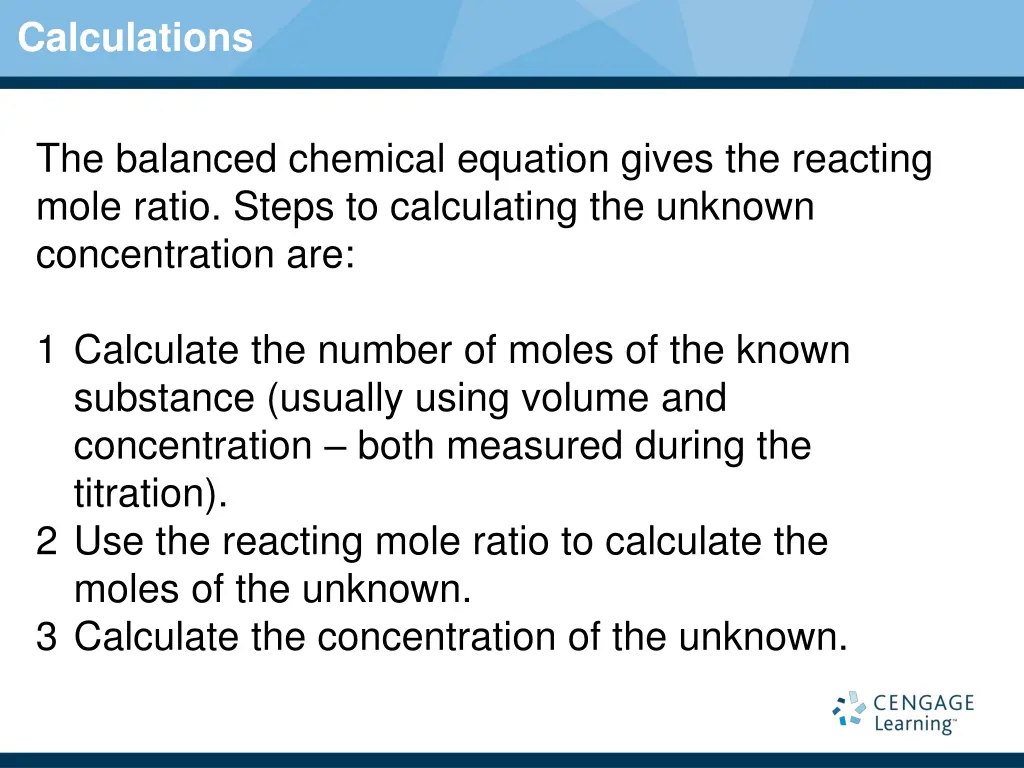 calculations