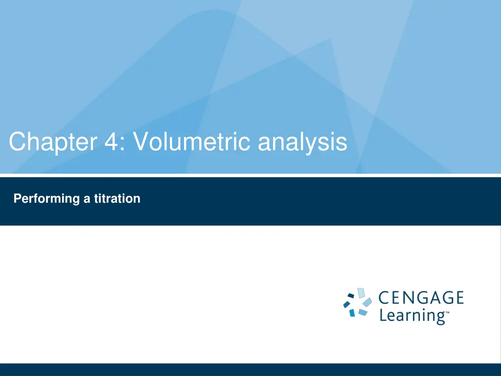 chapter 4 volumetric analysis 2