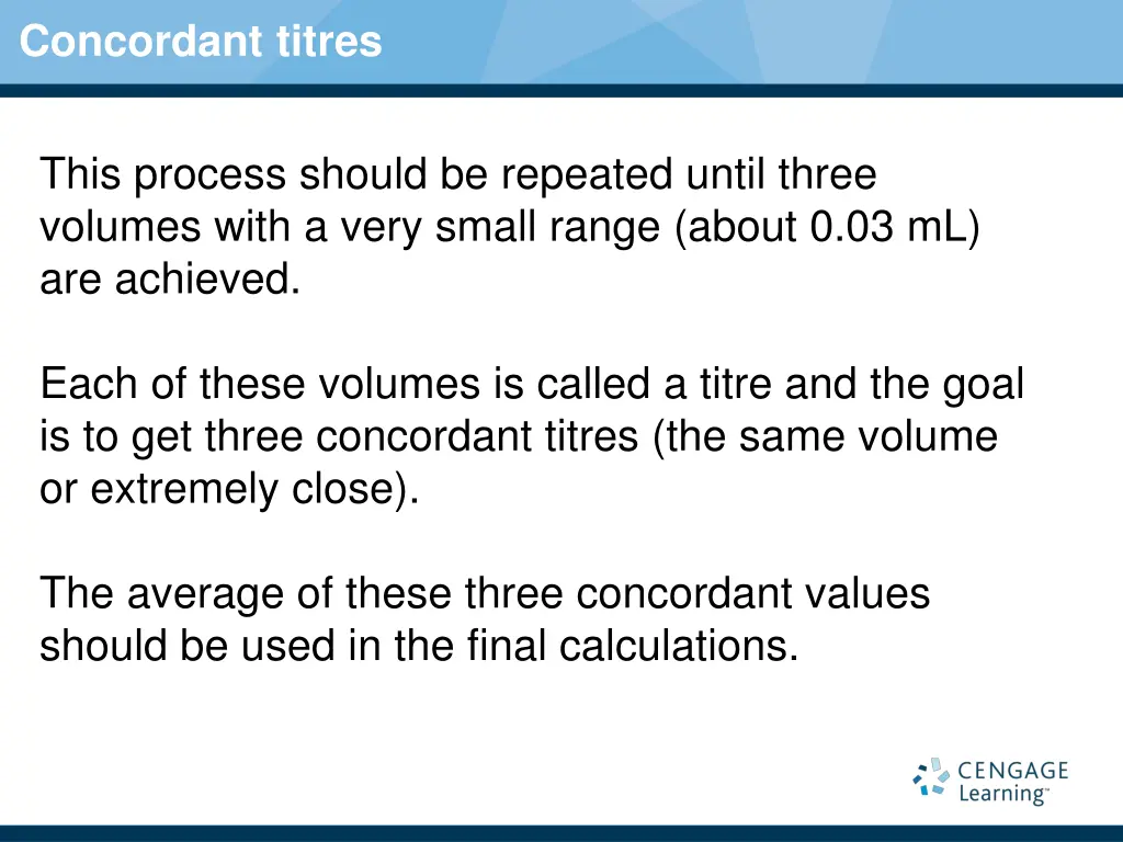 concordant titres