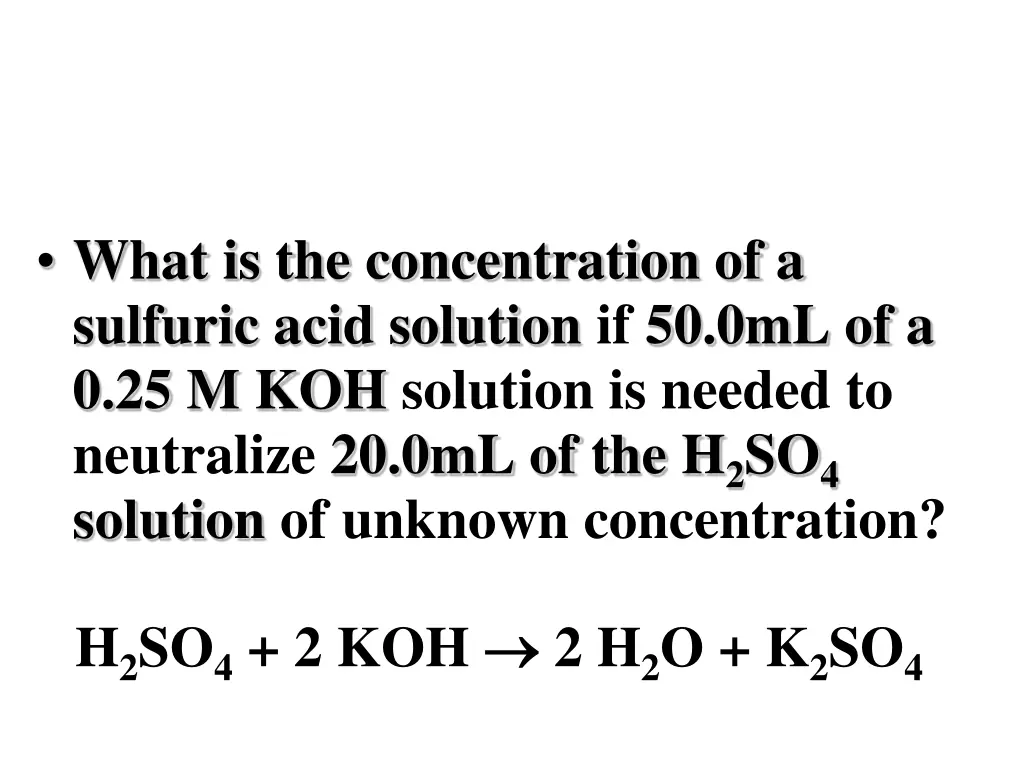 titration problem 3