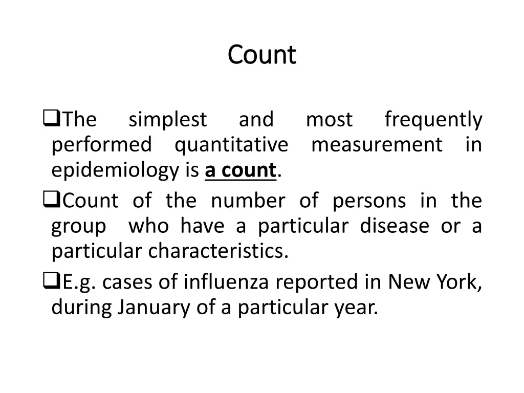 count count