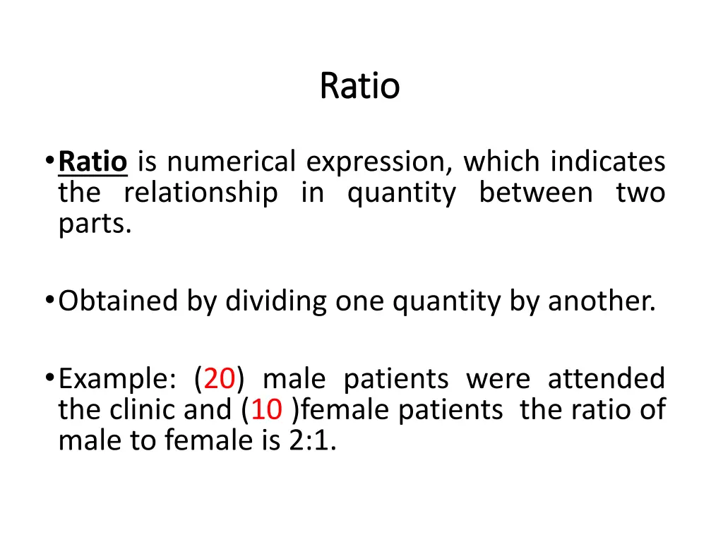 ratio ratio
