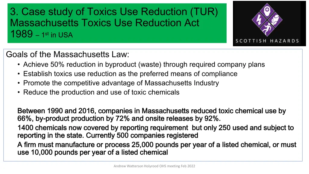 3 case study of toxics use reduction