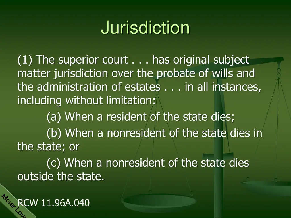 jurisdiction
