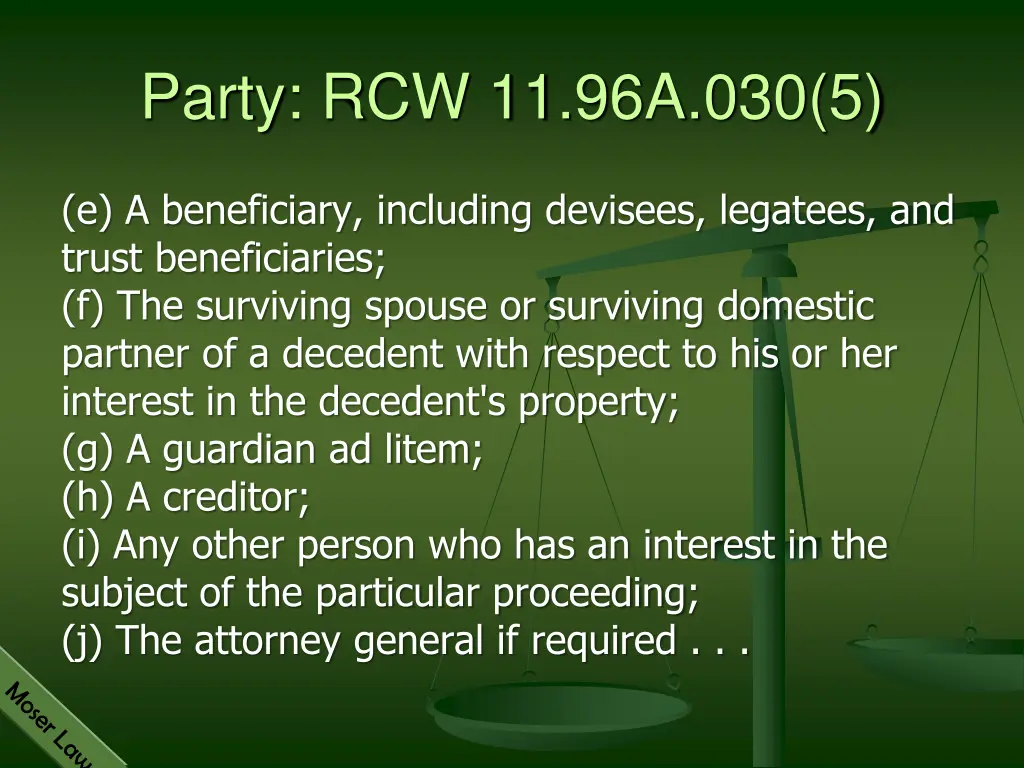 party rcw 11 96a 030 5 1