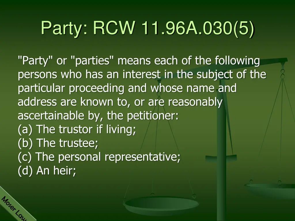 party rcw 11 96a 030 5