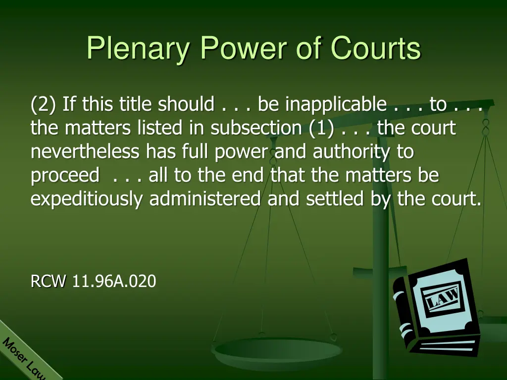 plenary power of courts 1