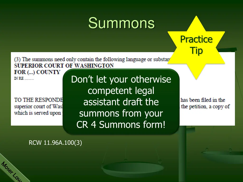 summons 1