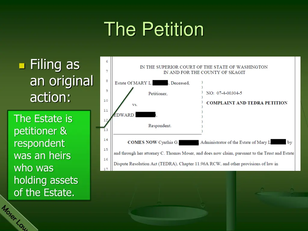 the petition 1