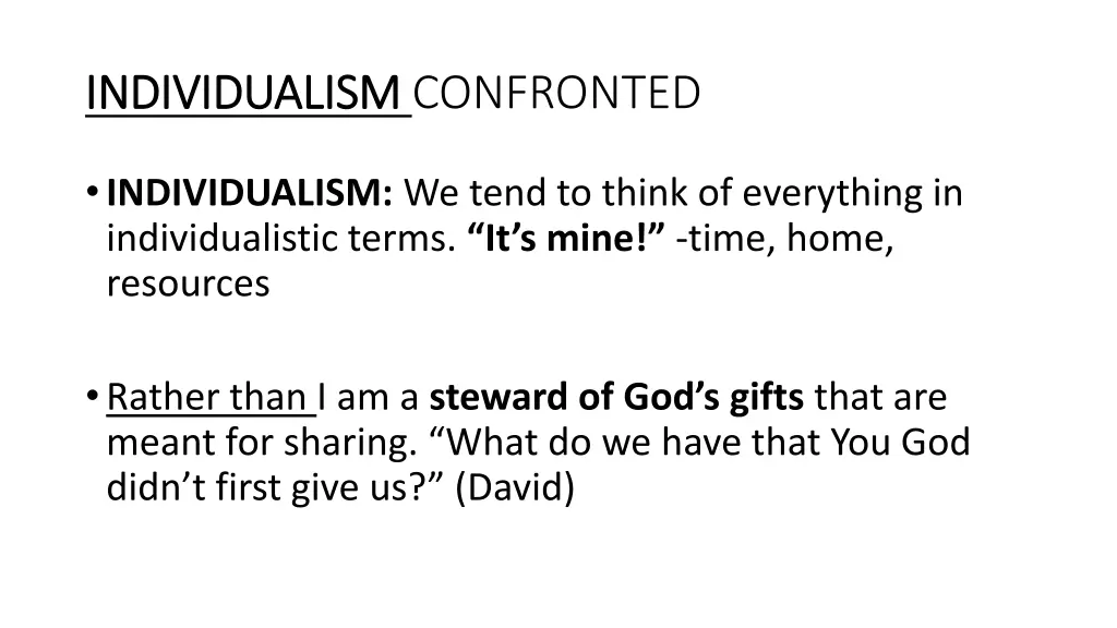individualism individualism confronted
