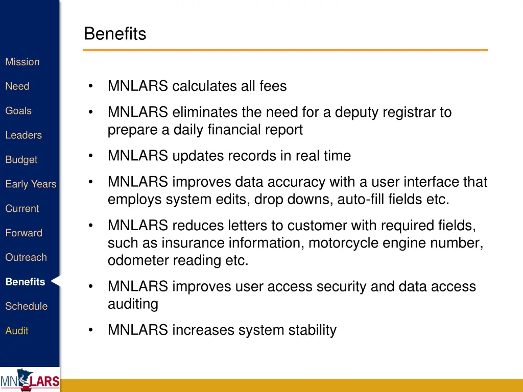 benefits
