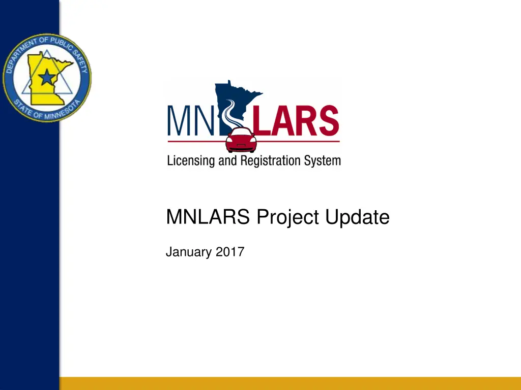 mnlars project update