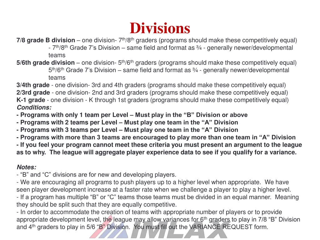 divisions