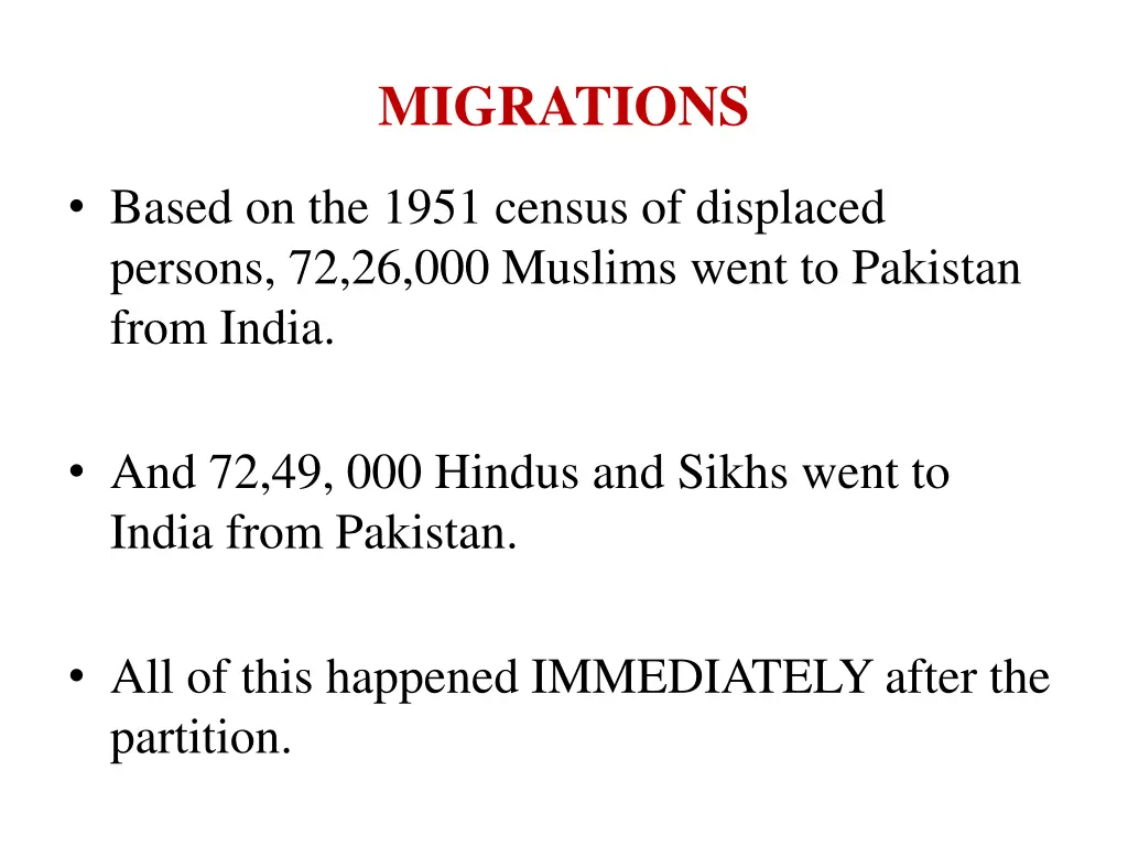migrations