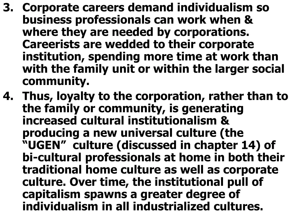 3 corporate careers demand individualism
