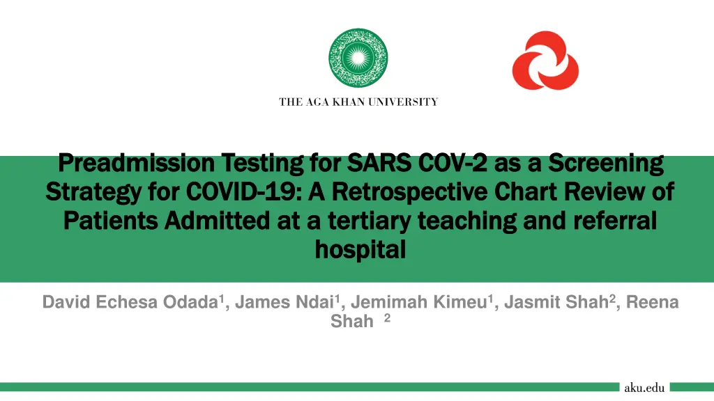preadmission testing for sars cov preadmission