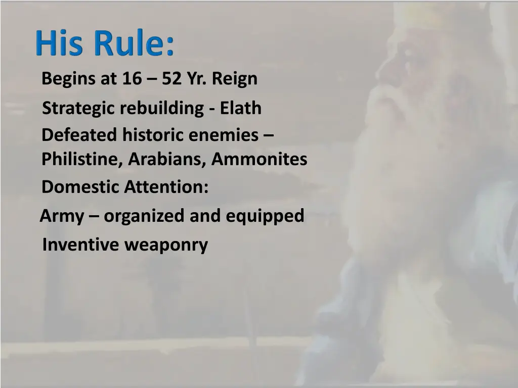 begins at 16 52 yr reign 6