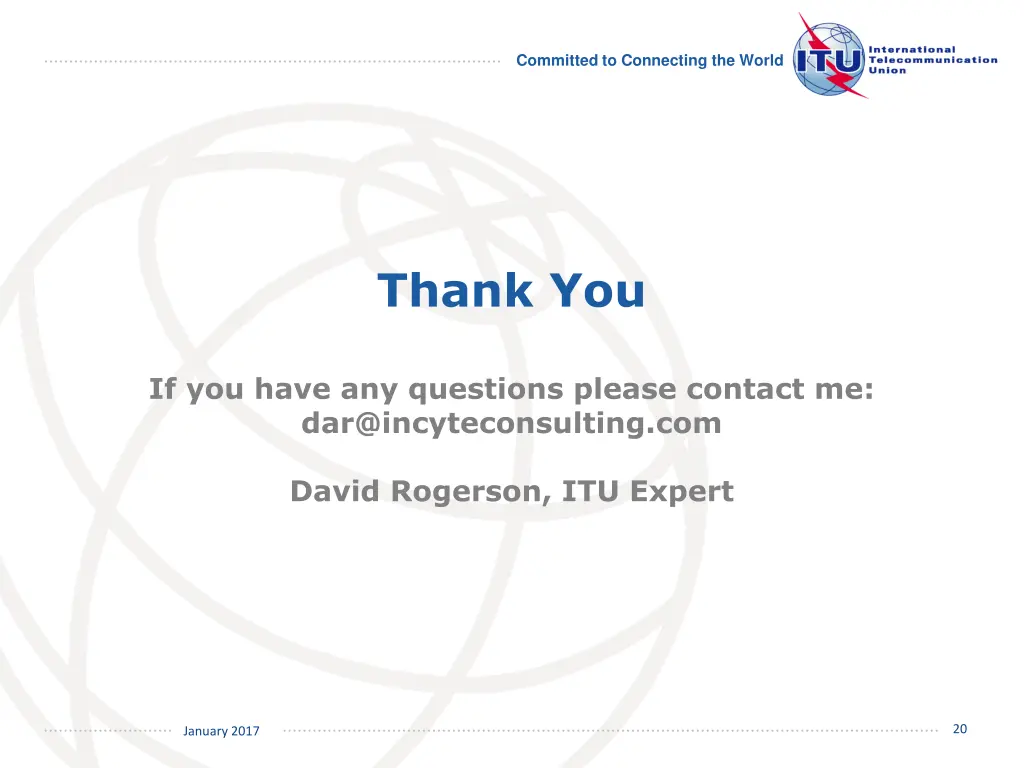 committed to connecting the world 19