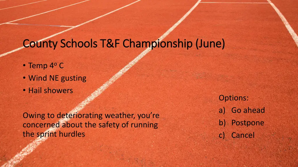 county schools t f championship june county