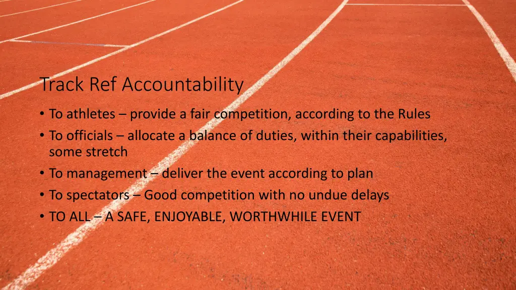 track ref accountability